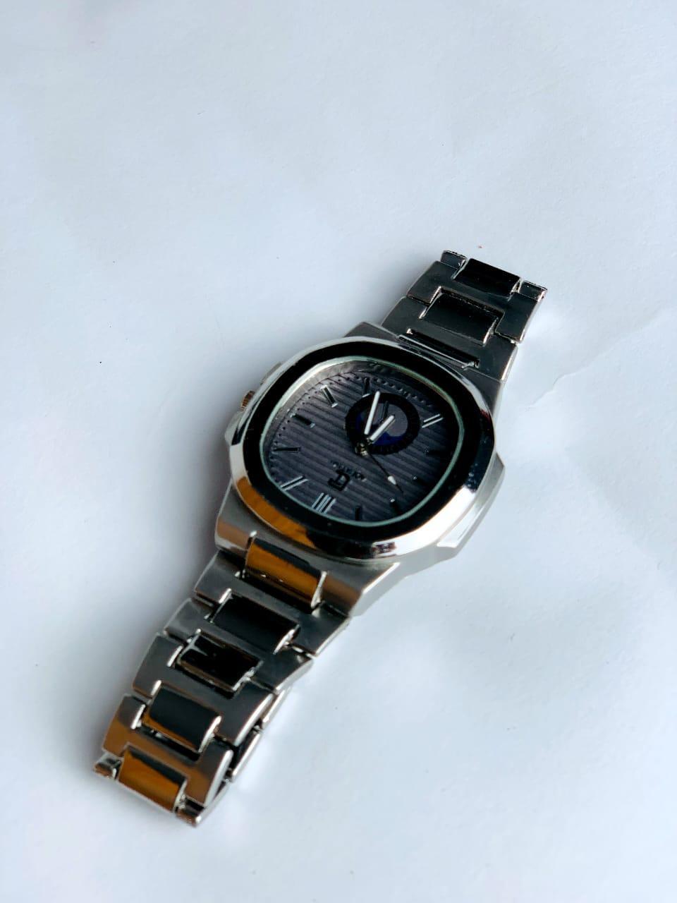 Men's Stainless Steel Analogue Watch Silver