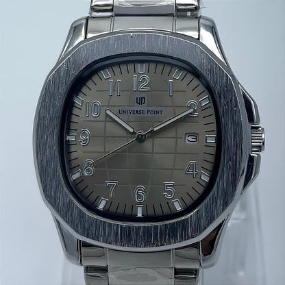 Men's Stainless Steel Analogue Watch with Date Display