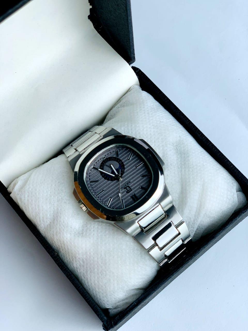 Men's Stainless Steel Analogue Watch Silver