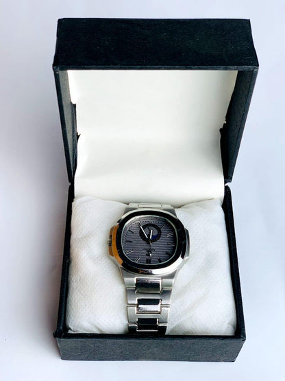 Men's Stainless Steel Analogue Watch Silver