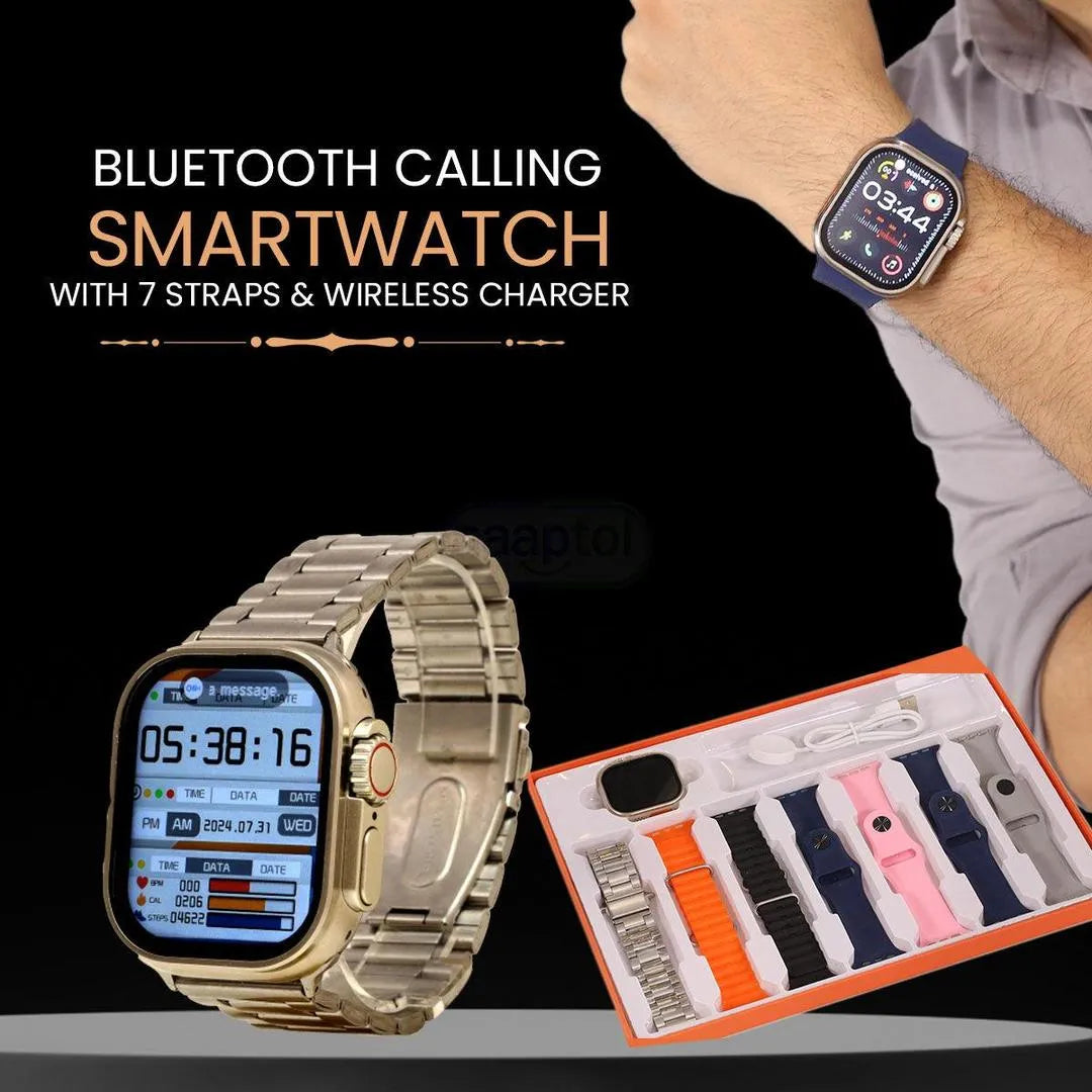S10 Pro Max Smart Watch With 7 Straps