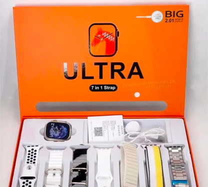 Ultra Smart Watch 7 in 1 Strap Multicolor