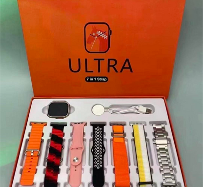 Ultra Smart Watch 7 in 1 Strap Multicolor