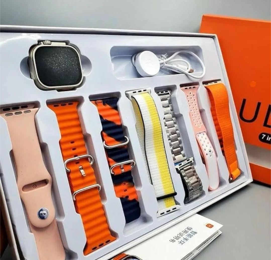 Ultra Smart Watch 7 in 1 Strap Multicolor