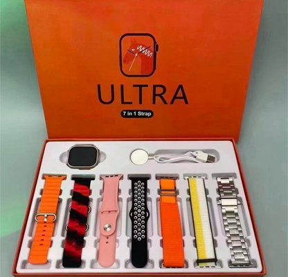 Ultra Smart Watch 7 in 1 Strap Multicolor